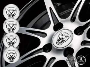 Jaguar Adesivi Cerchio Versione Design Cupola Stiloso